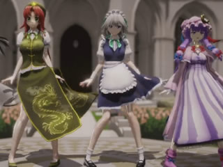 H漫 Mmd Sex Touhou Koakuma Hong Sakuya Patchouli - Ghost Dance Orgy